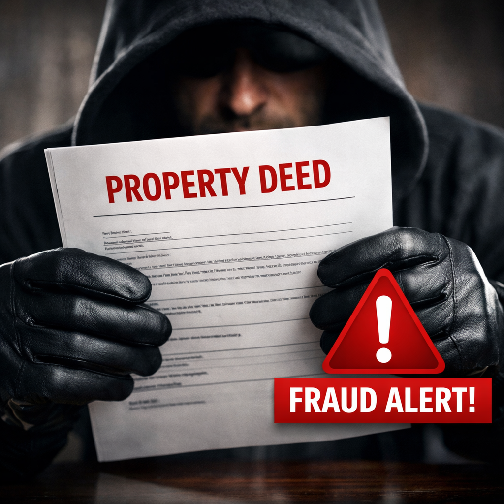 Fraud alert on property deed
